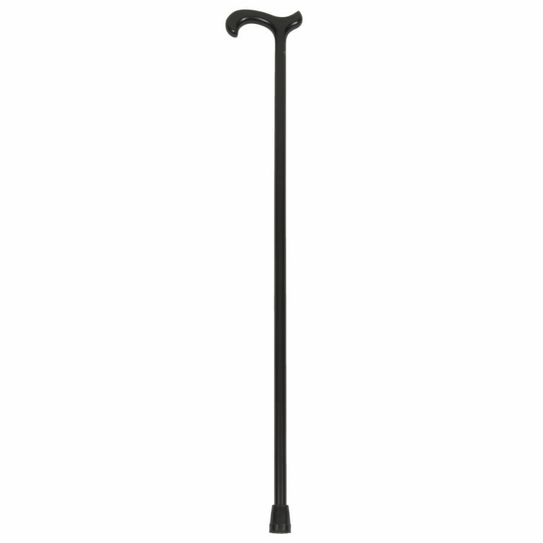 PCP Wood Cane with Derby Handle, Black Beechwood, Large Grip
