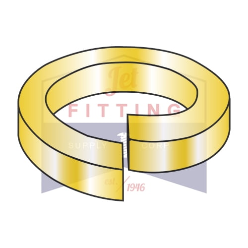 5/8" Extra Heavy Split Lock washers Mechanical Zinc Yellow Made in U.S.A. (Quantity 1625