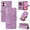 Purple, variant on Allytechgroup Wallet Case for iPhone 16, Built-in Credit Card Slot & Lanyard RFID Blocking PU Leather Flip Case Shockproof Full Body Protective Cover for iPhone 16, Winered
