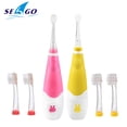 thumbnail image 2 of Cepillo de dientes eléctrico sónico para niños Seago, a batería, 16 000 pulsaciones por minuto, luz LED, temporizador de 2 minutos, cerdas suaves, para niños de 3 años en adelante, 2 of 5