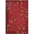 thumbnail image 2 of Hand-tufted Red Floral Area Rug, 2 of 2