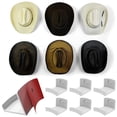 thumbnail image 4 of Minimalist Wall Mount Hat Rack Strong Durable Baseball Cap Display Hook For Wardrobe Storage Organization No Drilling Installation, 4 of 6