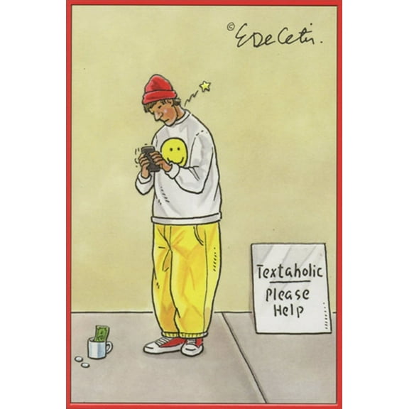 Pictura Textoholic Eric Decetis Funny / Humorous Birthday Card