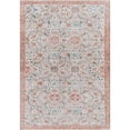 thumbnail image 3 of Livabliss Amelie Vintage Washable Area Rug,2' x 2'11",Pink/Ivory, 3 of 6