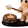 thumbnail image 2 of Halloween Campfire Tealight Holder Multi-Purpose Halloween Tealight Stand Centerpiece for Home Mantel Shelf Desk Decors, 2 of 4
