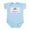 Sky Blue, variant on CafePress - Mommy's Fishin' Buddy Infant Bodysuit - Baby Light Bodysuit, Size Newborn - 24 Months