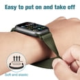 thumbnail image 4 of Fintie Watchband for Apple Watch Band 42 44mm - Stretchy Nylon Strap Adjustable Soft Braided Sport Elastic Bands Replacement Wristband for Apple Watch Series SE/6/5/4/3/2/1, 4 of 6