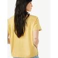 thumbnail image 6 of Free Assembly Women's Crop Box Tee with Short Sleeves, Sizes XS-XXXL, 6 of 7