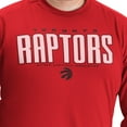 thumbnail image 4 of Men's G-III Sports by Carl Banks Red Toronto Raptors Adaptive Printed Mesh Effect Long Sleeve T-Shirt, 4 of 5