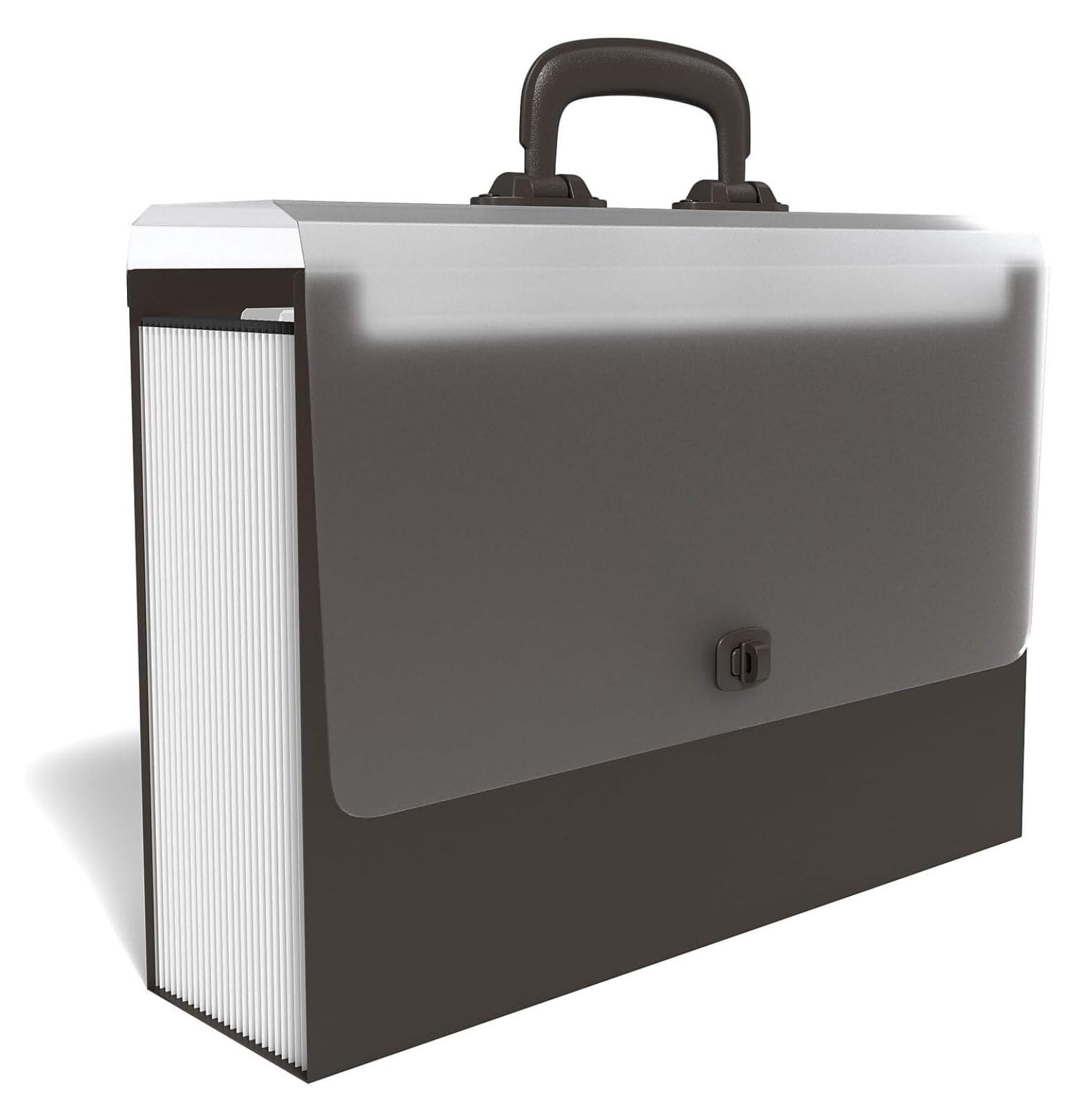 Plastic Accordion File, 26-Pocket, Legal Size, Black, 2/Pack