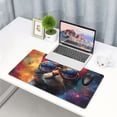 thumbnail image 4 of Kdxio Cool Cat With Sunglasses Print Large Gaming Mouse Pad,Non-Slip Base,Water Resist Keyboard Pad for Gamer,Office & Home,29.5 x 15.8 in, 4 of 6