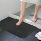 thumbnail image 1 of Alfombra de baño antideslizante | Microfibra ultrasuave y absorbente | Lavable a máquina para baño, ducha y cocina | 40 x 60 cm (gris, rojo y marrón), 1 of 7