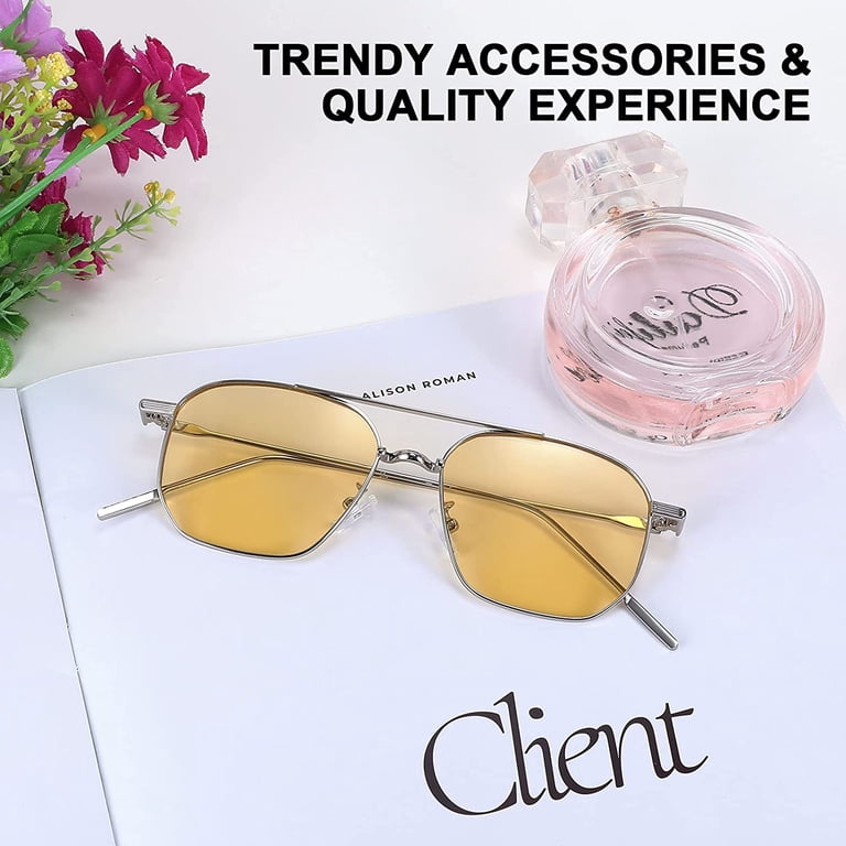 FEISEDY Vigilante Alike Classic Square Aviator Sunglasses  display picture 2