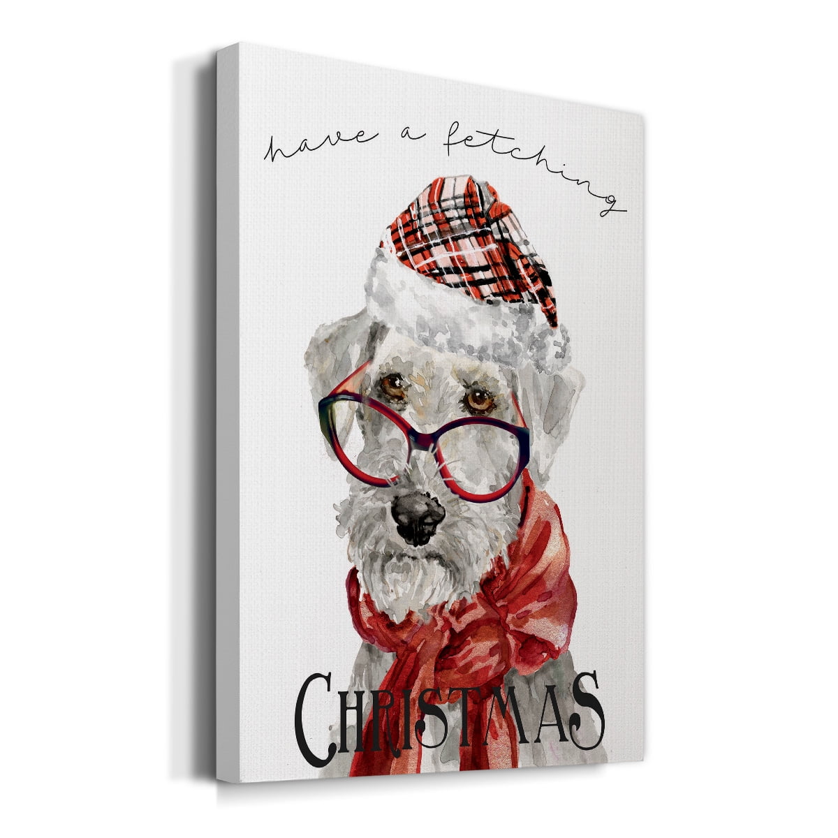 Have a Fetching Christmas Premium Gallery Wrapped Canvas - Ready to Hang