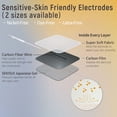 thumbnail image 5 of Estimulador muscular iStim TENS EMS EV-906 para aliviar el dolor y fortalecer los músculos. Incluye electrodos japoneses gelificados., 5 of 5
