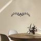 thumbnail image 4 of USHOBE 2Ud Colgante En Hierro Negro Con De Hojas Para Pared, 4 of 8