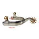 thumbnail image 5 of Espuelas Sunnimix 1 par de espuelas de vaquero occidental de acero inoxidable Mujer Plata, 5 of 6