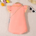 thumbnail image 6 of Little Kids Girl Summer Outfit Sleeveless Tied Flower Print Cami Tank Tops Elastic Pants Toddler 2Pcs Clothes Set Girls Summer Set 1-3 Years,12-18 Months, 6 of 9