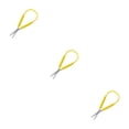 thumbnail image 3 of Guardoinrt Safety Sturdy Elastic Stationery Scissors Multi-functional Self-Opening Office Paper Shear Teens Students Yellow 3Set, 3 of 6