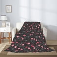 thumbnail image 2 of Throw Blanket for Couch Sofa and Bed, Valentine's Day Super Soft Plush Throw Blanket, Fuzzy Cuteness Comfy Warm Washable Flannel Blanket & Throws for All Season 80"x60", 2 of 5