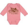 thumbnail image 3 of Inktastic Real Cowboys Boys or Girls Long Sleeve Baby Bodysuit, 3 of 5