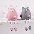 thumbnail image 2 of Coofit 2PCS Resin Ornament Creative Lovely Long Leg Tabletop Ornament Desk Decoration, 2 of 5
