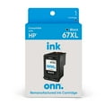 thumbnail image 3 of (4 pack) onn. 67XL HP High-Yield Ink Cartridge, Black, 3 of 10