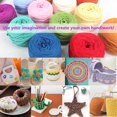 thumbnail image 4 of 200g Crochet Yarn for Crocheting,Thick Knitting Elastic Fabric Cloth T Shirt Yarn for Hand DIY Dolls Bags Basket Cushion Crocheting Projects, 4 of 4