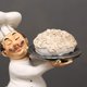 thumbnail image 5 of Estatuas coleccionables de Chef francés, Chef de resina, decoración de mesa de encimera para el hogar, decoración de cabaña de campo (Chef Ramen), 5 of 5