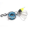 thumbnail image 2 of Hebillas de pesca con flotador, 6 m, 5 candados, cadena de pesca con flotador (plata, n.° 60), 2 of 12