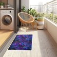 thumbnail image 4 of Yayeee Doormat for Inside 20"x32" Absorbent Low-Profile Washable Non-Slip Rubber Backed Entryway Rug, Purple Mushrooms Pattern, 4 of 8