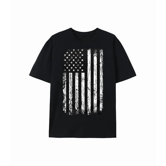 Natee USA Flag Patriotic American 4th of July for Men Women Kids Gifts T-Shirt