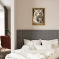 thumbnail image 4 of WFSposter White Tiger Canvas Wall Art Tiger Mother and Baby Lovely Cats Animal Picture Painting Large Animal Family Wall Decor Gallery Artwork for Bedroom Living Room Ready to Hang, 4 of 5