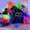 Multi-color, variant on 100 Pcs UV Neon Glow Balloons, Blacklight Party Balloons, Glow in the Dark Birthday and Wedding Decorations, Light Up Party Supplies