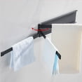 thumbnail image 3 of Toallero Giratorio Moderno De 3 Brazos Giratorios, Estante Plegable Sin Perforaciones, Soporte Colgante Para Toallas De Montaje En Pared Para Baño sonducket HA022921-00, 3 of 7