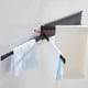 thumbnail image 3 of Toallero Giratorio Moderno De 3 Brazos Giratorios, Estante Plegable Sin Perforaciones, Soporte Colgante Para Toallas De Montaje En Pared Para Baño Inevent HA022921-00, 3 of 7