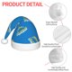 thumbnail image 5 of Gorro de Papá Noel de peluche para niños y adolescentes de 4 a 12 años, gorro navideño para niños y niñas, regalo para fiestas navideñas, protección contra el frío y calidez, 5 of 7