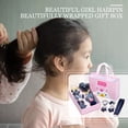 thumbnail image 4 of 18Pcs Kids Hair Accessories Set ;;; ;;; ;;; ;;; Girls Bowknot Hairpin Fluffy Elastic Head Rope Ties Styling Clips, 4 of 7