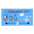 thumbnail image 1 of Pistola pulverizadora de aerógrafo G1/8, juego de aerógrafo, suministros de arte, herramientas de pintura, calibre 0,2 mm, 0,3 mm y 0,5 mm., 1 of 14