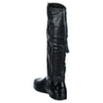thumbnail image 4 of EVITTA Women's Size 7 Tassle Shiny Black Rubber Rain Boot Rain Boot, 4 of 5