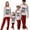 Red Dad, variant on Family Matching Pajamas Christmas Pjs Set Long Sleeve Tops Xmas Pajamas Pant Cute Family Jammies