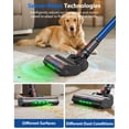 thumbnail image 6 of Cordless Stick Vacuum Cleaner,650W/55KPa Powerful with Auto Mode & 3 Speeds,75 Mins Runtime Touch Screen Rechargeable Vacuums for Pet Hair,Carpet, 6 of 9