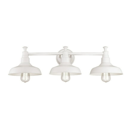 

Design House Kimball Vanity Light in White 3-Light