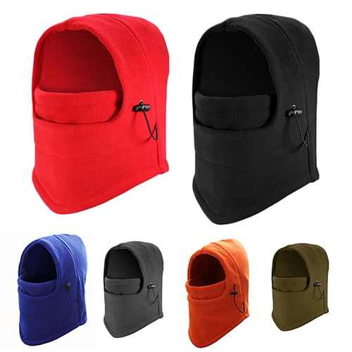 Men Women Winter Neck Face Mask Unisex Thermal Fleece CS Hat Ski Hood Helmet Cap 