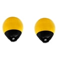 thumbnail image 3 of 2X Bouée d'Ancrage Ronde en PVC Robuste pour Bateau Protection Gonflable Jaune, 2 x Garde-Boue, Jaune & Noir, 3 of 6
