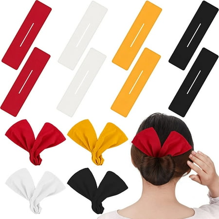 8 Pcs Deft Bun Maker for Hair Magic Hair Donut Bun Maker Cloth Hair Bun Makers 8 Pcs Deft Bun Maker for Hair Magic Hair Donut Bun Maker Cloth Hair Bun Makers