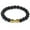 5, variant on Stone Beaded Bracelet Fitness Dumbbell Shape Vintage Bangles Barbell Wristba WY4-14