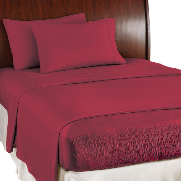 Bed Tite Soft Microfiber Sheet Set Includes Flat Sheet, Fitted Sheet
