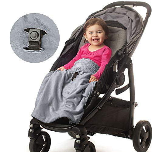 Non Slip Stroller Blanket By Intimom Soft Baby For Infant Car Seat Universal Fit - Baby Blanket To Fit Car Seat