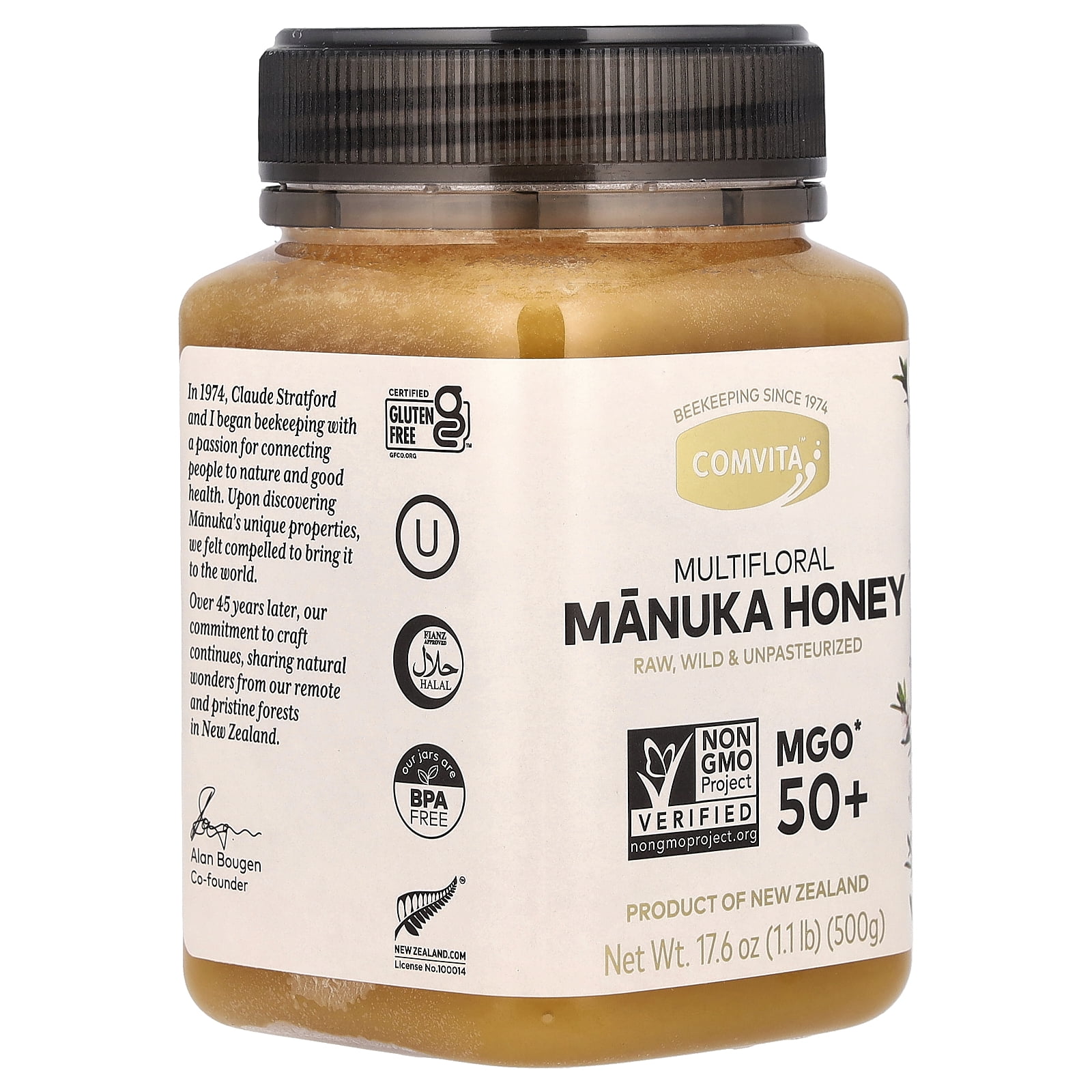 (Price/Each)Comvita - Mgo 50+ Raw Manuka Honey - 1 Each-17.6 OZ